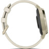 Смарт-часы GARMIN LILY 2 ACTIVE лунное золото с силиконовым ремешком цвета слоновая кость 010-02891-50